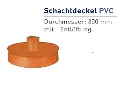 Schachtdeckel PVC mit Entlftung