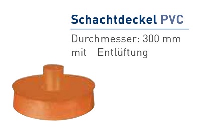 Schachtdeckel PVC mit Entlftung