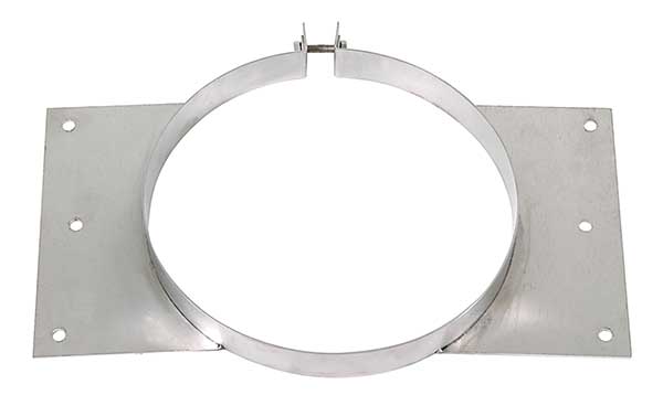 Schachtauflager Edelstahl, DIN 1.4301 fr Schachtrohr D 300 mm