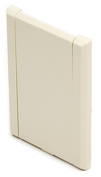 Saugdose aus Kunststoff, LUX, 13x8cm, beige