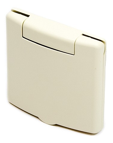 Saugdose aus Kunststoff, VEX, 8x8cm, beige