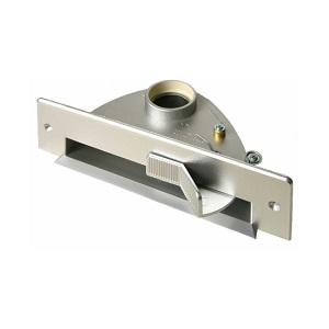 Sockeleinkehrdse, silber - Kippschaltertechnik