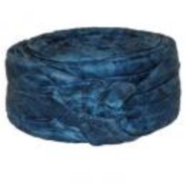 Schlauchberzug gefttert/gesteppt, blau